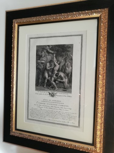 Antica incisione della fine