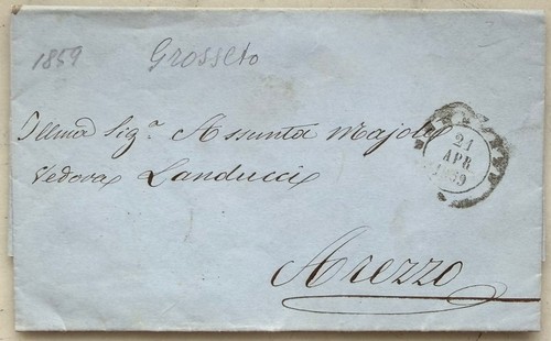 Lettera 1859 prefilatelica - 1859,
