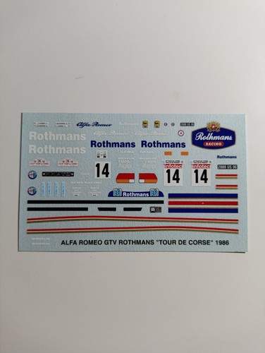 Decals alfa romeo alfetta - decals,