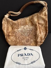 Autentica borsa Prada tessuto