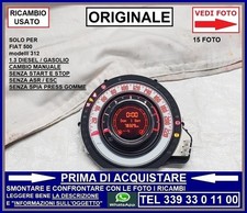 QUADRO STRUMENTI CONTA KM FIAT 500 mod 312 1.3 MULTIJET DIESEL GASOLIO
