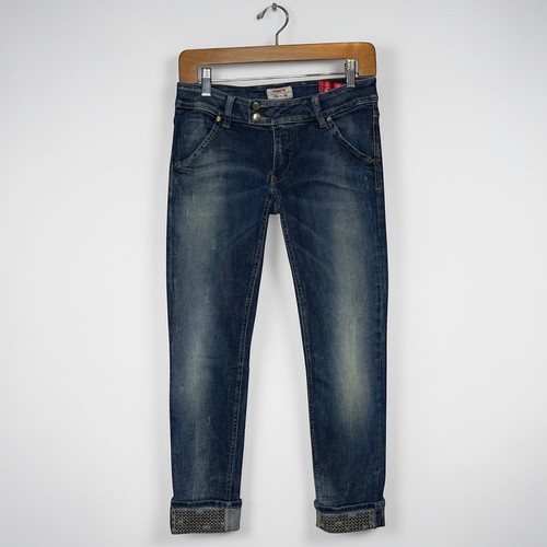 Jeans met italy borchie - met,