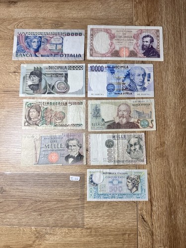Lotto banconote lire 50000 - banconote,