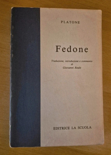 Platone fedone a cura - (a, di