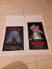 2 LOCANDINE FILM CM.33 X 70 CIRCA L'  AMMAZZAVAMPIRI 2 E MORAK