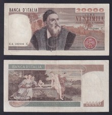 Banconota Italia 20000 lire Tiziano 1975 P.-104 BB/VF