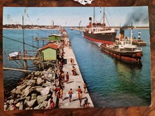 Cartolina Marina di Ravenna Porto Canale Capanni Barche 1960 ZA1540 ^