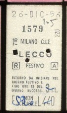 Biglietto Treno Ferrovia