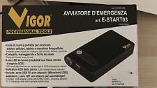 AVVIATORE Emergenza Auto Moto  VIGOR E-START/03  8000MAH  12 VOLT Caricabatterie