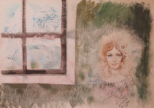 QUADRO MODERNO TECNICA MISTA