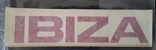 Sigla adesiva rossa IBIZA per Seat Ibiza