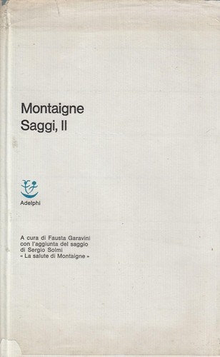 Michel montaigne saggi - -,