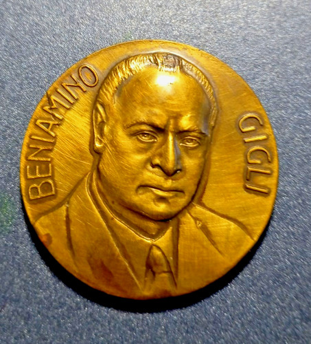 Beniamino gigli medaglia - gigli, -medaglia