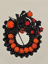 Spilla corona di perline