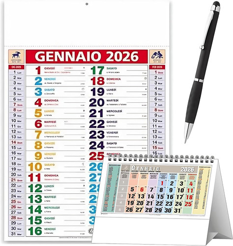 Calendario 2026 muro - da,