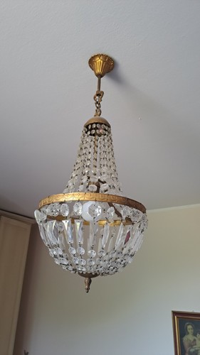 Lampadario due abat jour in - lampadario,