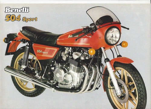 Brochure depliant benelli - benelli, 504