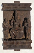 INDIA: antique carved wooden