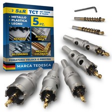 Set 5 Seghe a Tazza Metallo