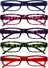 Valore 5 Pacco Leggero Uomo Donna Blu Rosa Porpora Verde Rosso Rrrrr32-3456Z +1,