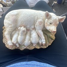 Vintage Momma Pig And Baby