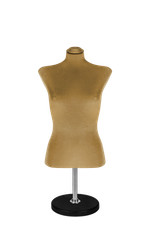 Busto corto donna base legno