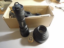 TORCIA LED TATTICA NITESUN HT12 DOPPIO LED E LENTE ANCHE UV COMANDO REMOTO