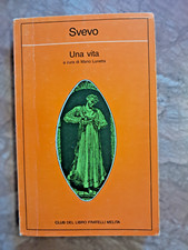 ITALO SVEVO - UNA VITA - CLUB DEL LIBRO - 1^ED.1985
