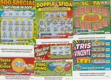 GRATTA E VINCI (7 pezzi) TUTTI DIVERSI  #g287