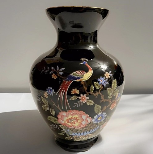 Vaso vintage vetro nero - vintage,
