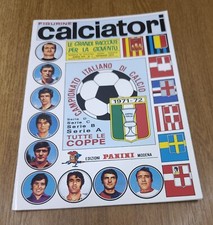 Panini album calciatori n. 11 La Gazzetta dello sport l'anastatica 1971 - 1972