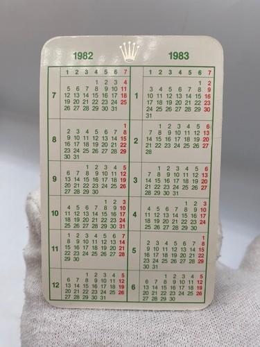Rare vintage rolex calendar - rare,