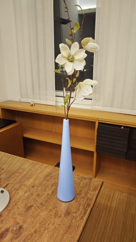 Vaso vetro opalino empoli - vetro,