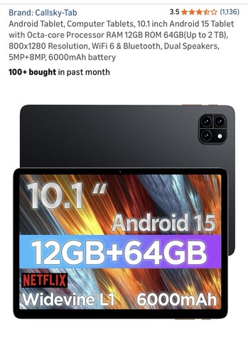 Android tablet inch - tablet,