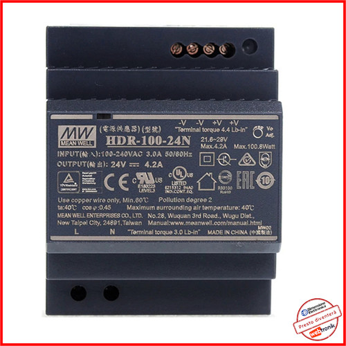 Hdr 100 volt - hdr-100-24, mean