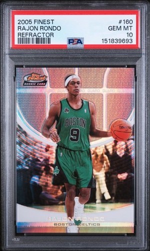 2005 topps finest 160 rajon - finest,