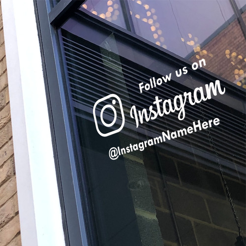 Follow instagram adesivo - follow,