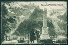 Sondrio Pizzo Ortler Stelvio cartolina QQ7629