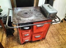 Vecchia stufa spargher vintage - spargher,