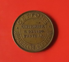 GETTONE X FLIPPERS APPARECCHI ELETTRICI CENTROMATIC BUSTO AR. (RARO) [L550]