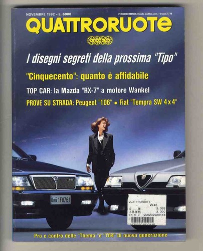 D4335 11 quattroruote - 92.11,