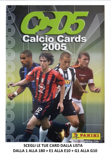 Calcio cards 2005 - cards, dalla