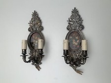 X2 Antiche Applique In Bronzo