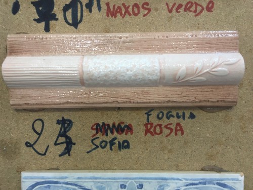 Decoro foglia rosa - decoro,