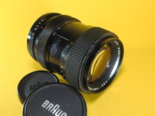 Braun auto 36-100mm f3.5 wide-tele zoom 58mm filtro m42 pentax attacco a vite