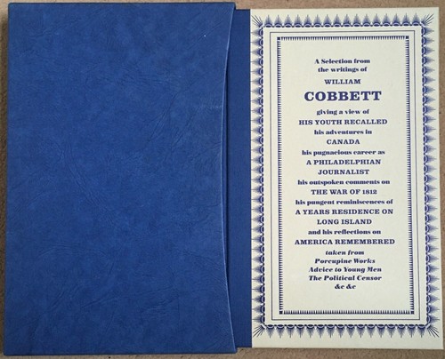 Cobbett america edited by - cobbett's,
