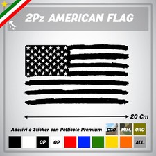 2 Pz Adesivo bandiera americana portiera Jeep Renegade Wrangler Rubicon OFF ROAD