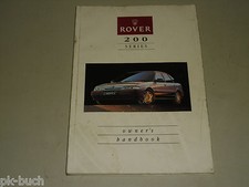 Manuale Operativo Rover 200