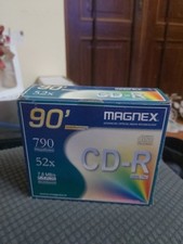 MAGNEX CD-R 790 Mo 90 min 52x Multispeed Super Slim Vintage Raro