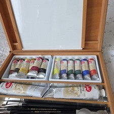 Set cavalletto scatola legno